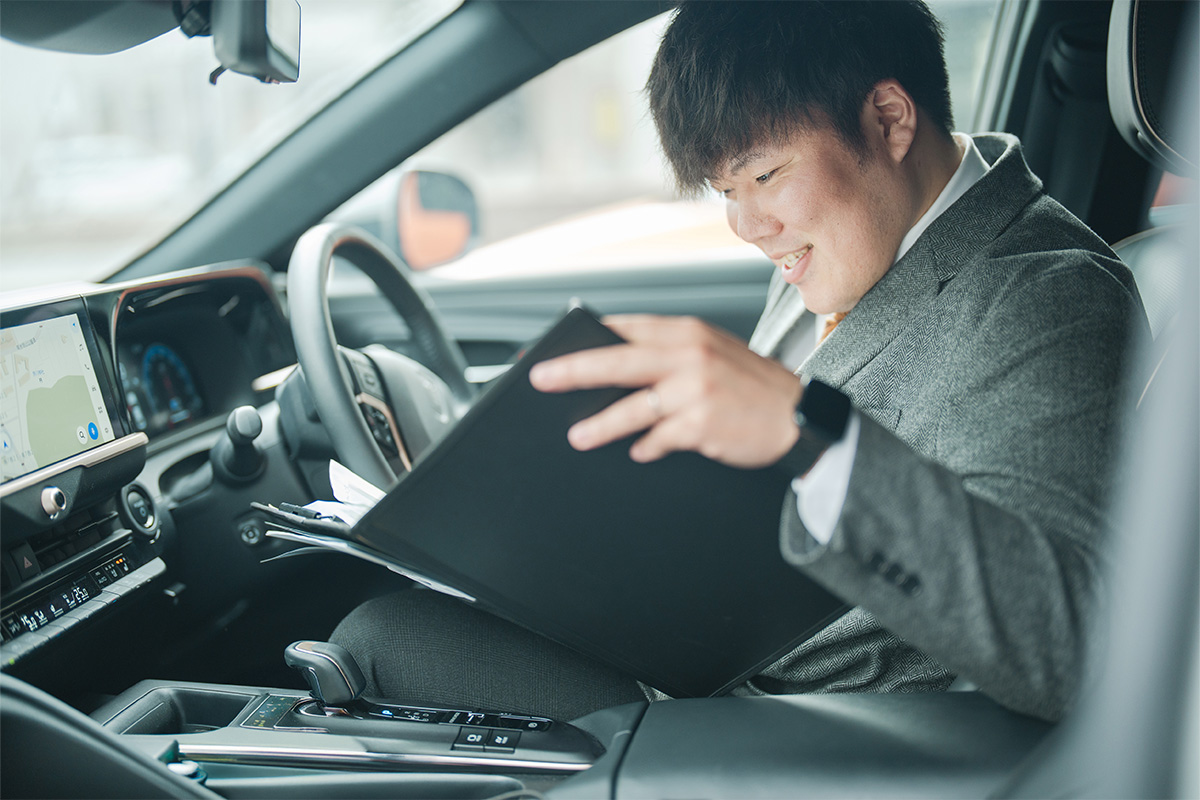 車移動が多い